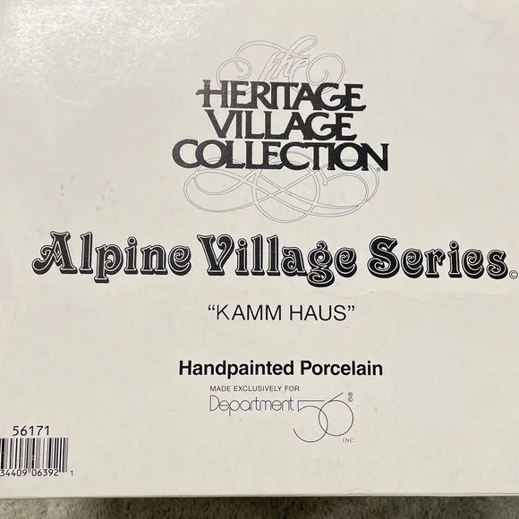 Department 56 Bavarian House Holiday Decor - Gray and White - Picture 2 of 12